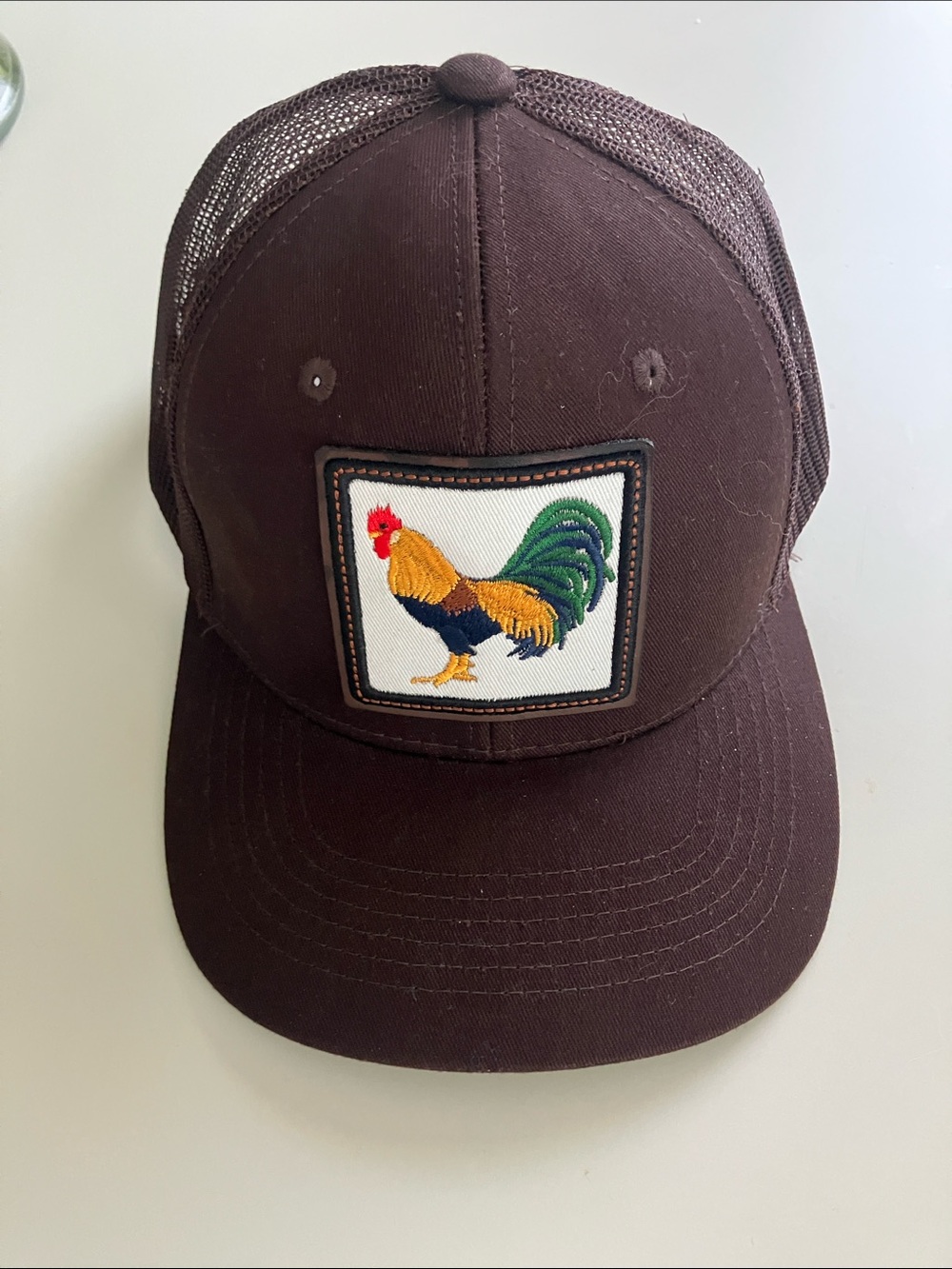 Rooster trucker hat